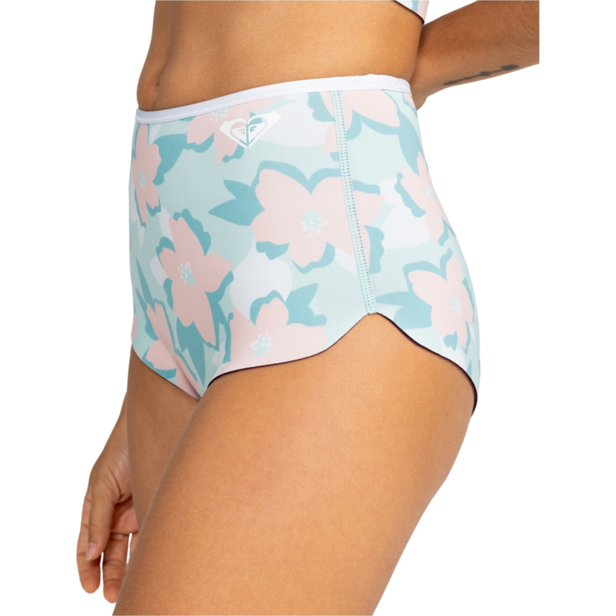 2025 Roxy Womens Rise 1mm Neopren Shorts ERJWH03029 - Harbor Gray